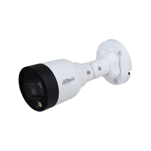 CAMARA IP BALA SEMIMETALICA FULL COLOR 2MP/30FPS LENTE 2.8MM FOV 110° DWDR LED 10M H.265+ POE IP67